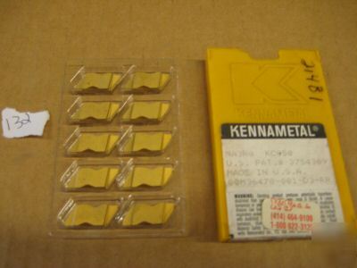 New 10- kennametal carbide inserts (NA3R8)