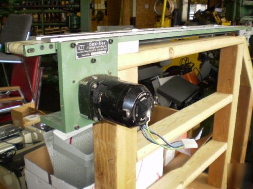 Omni-tron powered conveyor, bodine gear motor, 1/50HP