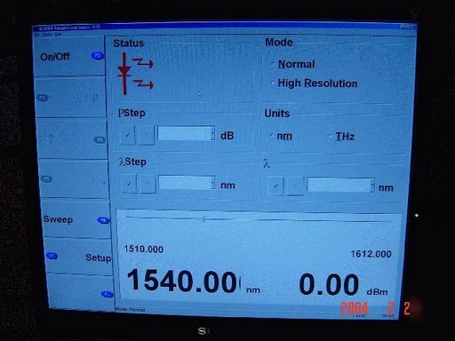 Exfo iq-5240 optical spectrum analyzer module 