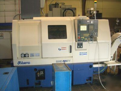 Miyano bnd-51SY cnc lathe w/ sub spindle & milling