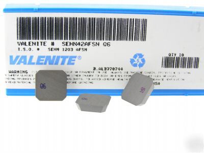 New 100 valenite sehn 42AFSN Q6 ceramic inserts P296