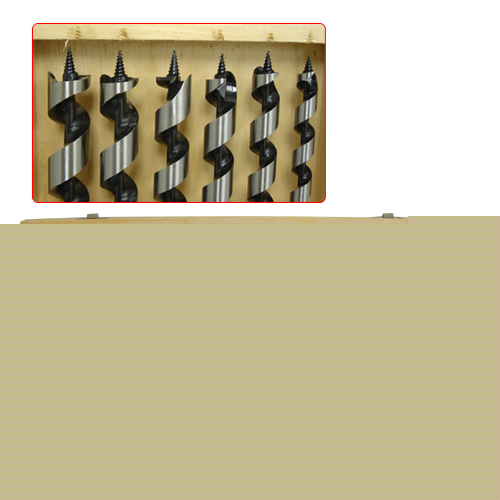 6PC power wood working auger drill bit tool set