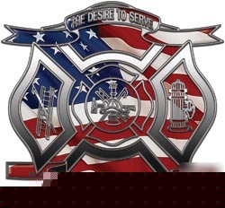 Firefighter decal reflective 4