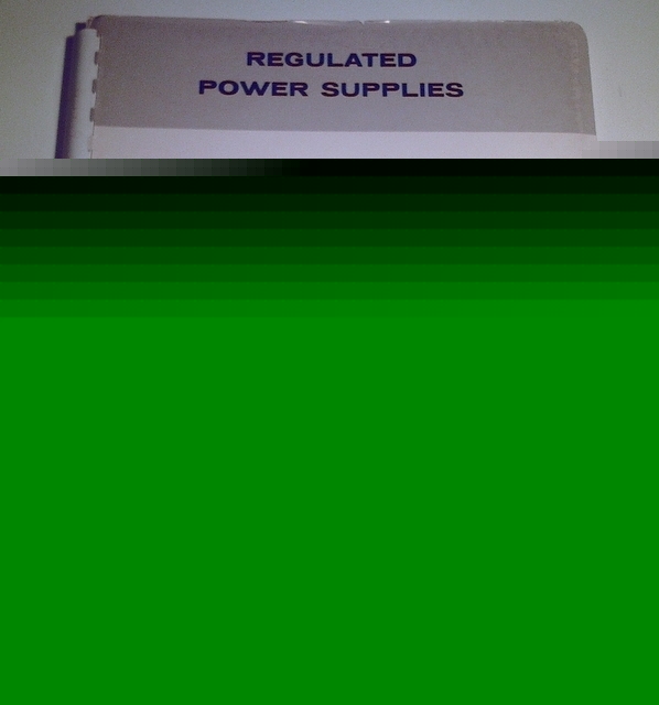 Hlab/hp 6200A dc power supply manual 6200 harrison labs