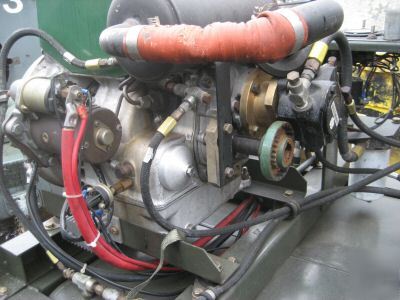 Trailer, hydraulic, lister petter 6.5HP diesel engine