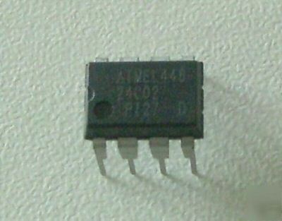 50 pcs atmel AT24C02 serial eeprom ic chips 8 dip