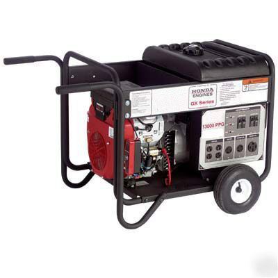 Generator - 13,000 watt port - 20 hp honda *free ship*