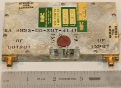 Microwave semiconductor mic power amplifier 91034-08