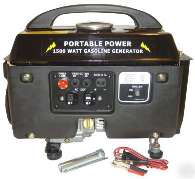 New 1500 watt 4 stroke portable gas generator