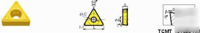 TCMT110208-hm/ PTBC151 carbide insert 30 lots of 10 pcs