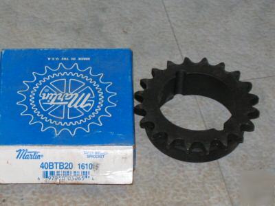 Martin 40BTB20 1610 taper bushed sprocket