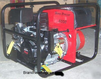 Tri fuel 11HP honda 6KW generator-elec start winco