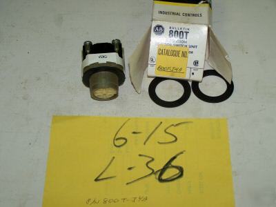 1 allen bradley selector switch 3POSITION spr ret left 