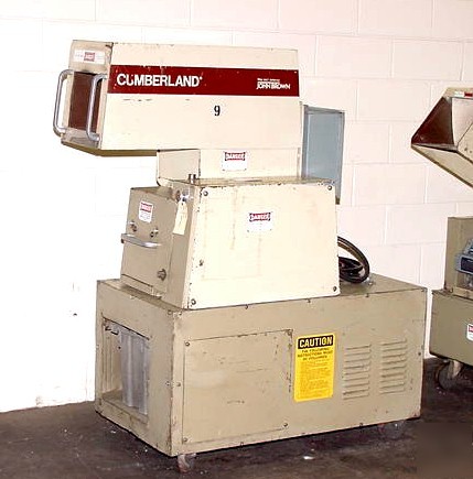 10HP plastic granulator, cumberland 184 3KN 