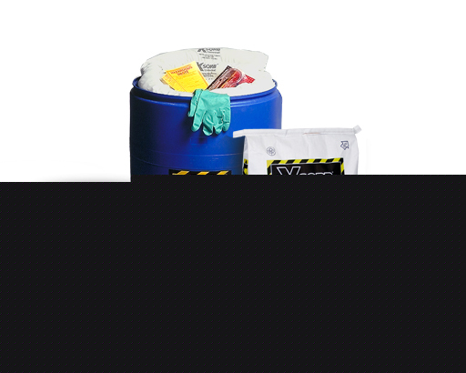 Xsorb universal 30 gal drum spill kit w/ 4 socks, 1 pil