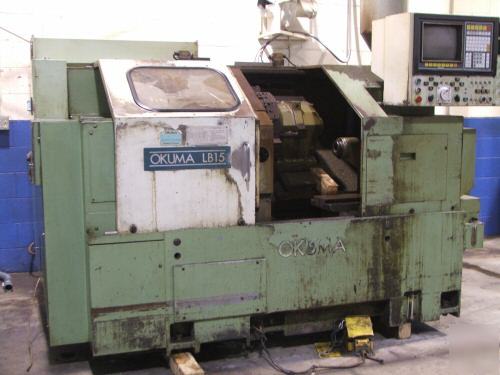 Okuma lb 15 cnc lathe OSP5020L control igf