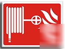 Fire hose fire sign - adh.vinyl-250X200MM(fi-038-ae)