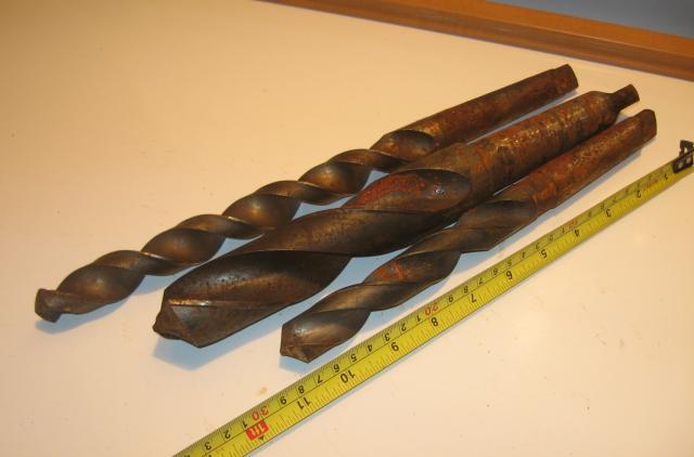 Machine drill lot of 3 large /1