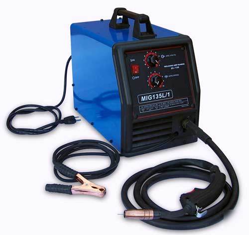 New 135 amp mig/mag welder flux welding welder machine 