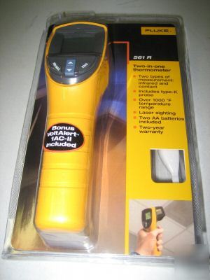 New fluke 561 r infrared thermometer w/bonus 1AC-ii