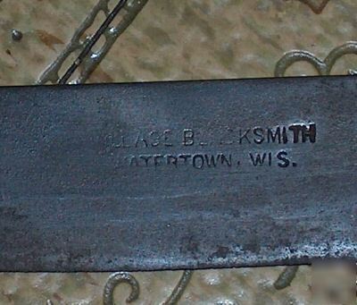 Vintage, corn knife, village blacksmith,1906-1940