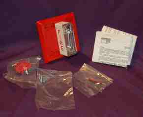 Wheelock fire signal/strobe alarm MT224LSMVFR red/white