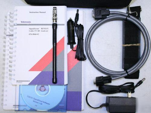 Tektronix signal scout RFM151 coax catv rf meter 