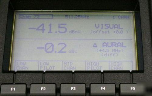 Tektronix signal scout RFM151 coax catv rf meter 