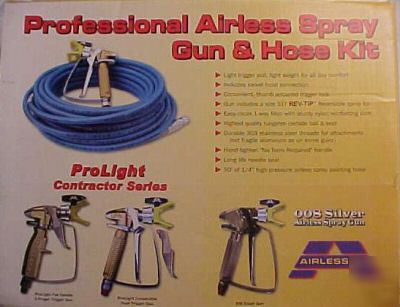 Airlessco professional airless spray gun & hose kit