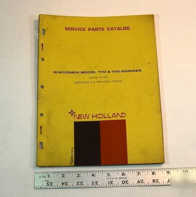 New holland parts book - wisconsin engine vfd & thd