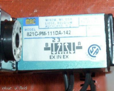 New mac air valve 821C-pm-111DA-142 120/110 solenoid 