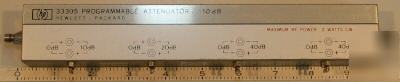 Agilent/hp 33305 prog. attenuator dc-18 ghz 0-110 db