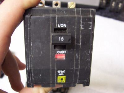 Square d circuit breaker lot used 