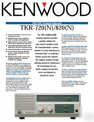 Desktop repeater vhf/uhf