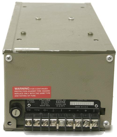 Hp agilent 62215E opt. 011 3A 15V dc power supply