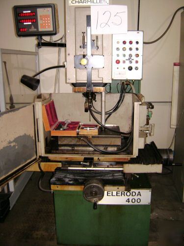 Charmilles edm eleroda 400 machine w/ dro superb 