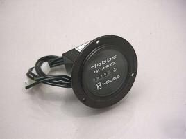 Hobbs forklift hour meter 3 screw round 10-80 volt