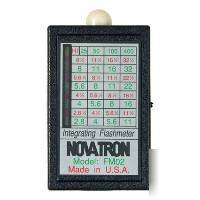 Novatron incident flash meter with digital led displa