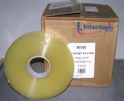 2 cs intertape 48MM x 914M - 12 rolls > 2 inch clear 