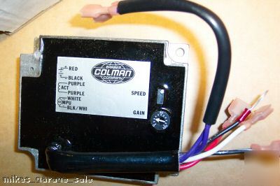 Colman electronic governor control box 12 voltnos obo