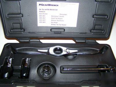 Gear wrench 5 piece tap & die ratchet set