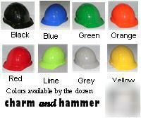 New 12 hard hats white hardhat case lot safety made usa