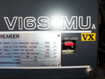 Toshiba vacuum circuit breaker V16S mu