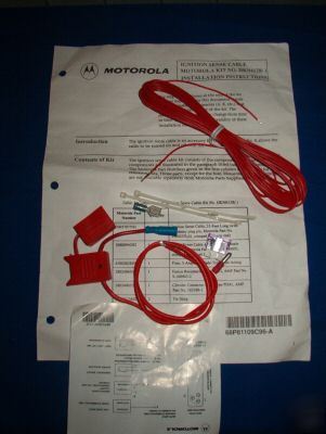 Motorola MCS2000 ignition sense cable HKN6128