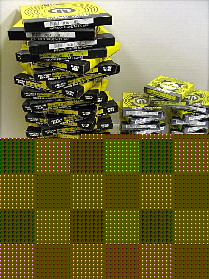 Precision brand music wire 37 pounds nice assortment