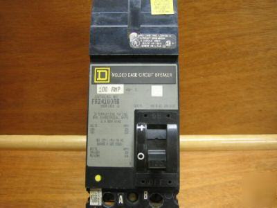 Square d i-line FA24100AB fa-24100AB 100 amp 100A a