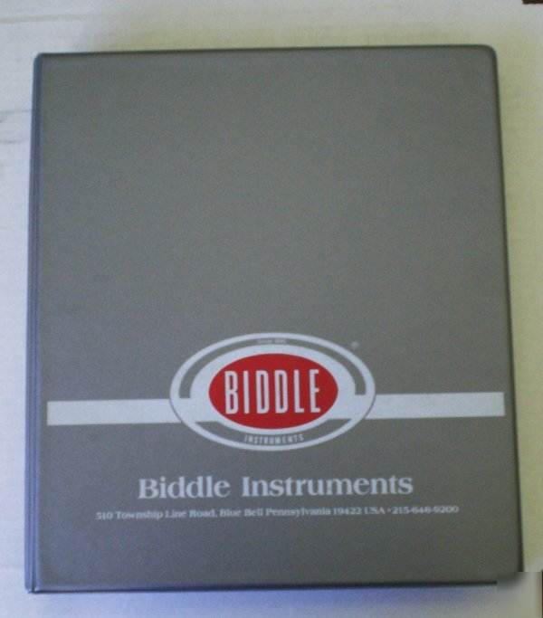 Biddle instruments catalog - $5 shipping 