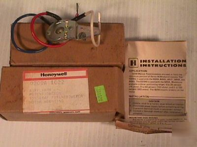 Honeywell Q209A 1022 manual potentiometer modutrol mtr