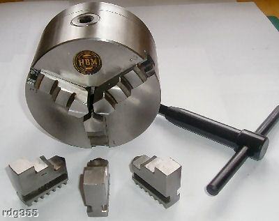 Hbm 100MM 3 jaw chuck threaded for myford lathe