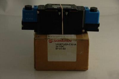 Lot 5 - valve, solenoid, actuated 24VDC norgren surplus